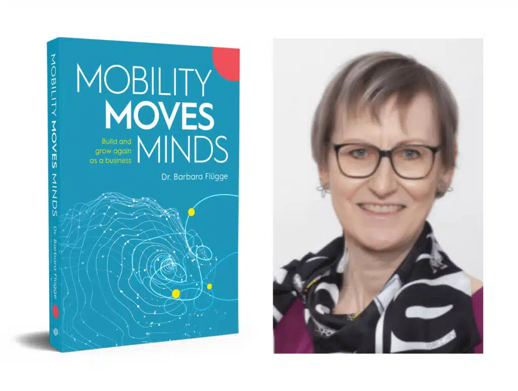 Mobility Moves Minds ist das Ergebnis einer 2-jährigen Gemeinschaftsforschung initiiert von Dr. Flügge. Es zeichnet den Weg hin zur Förderung von Resilienz als Leistungs- und Wachstumsindikator und spiegelt die Haltung eines Unternehmens wider, aktives Corporate Citizenship auf allen Organisationsebenen zu leben.